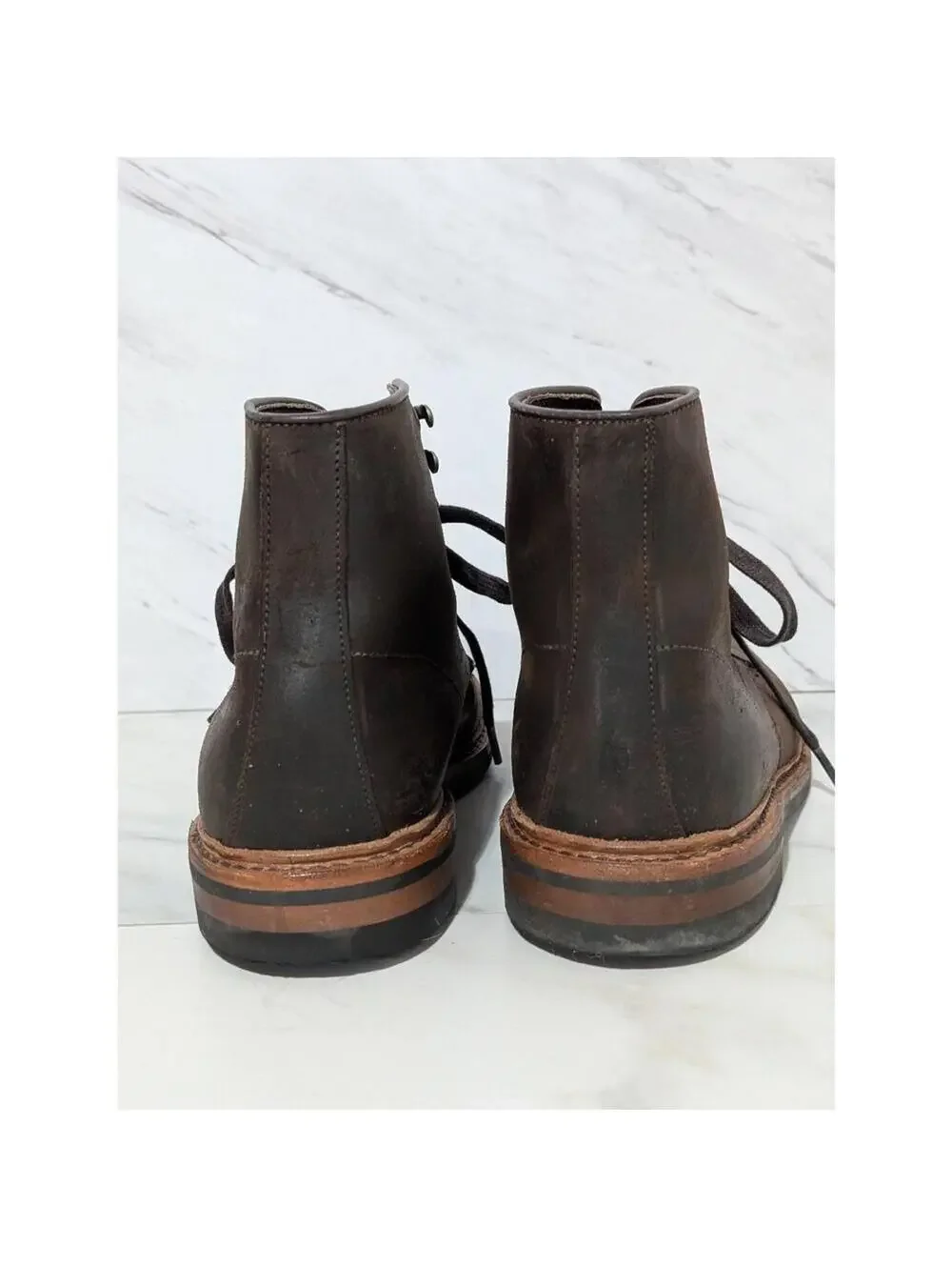 Allen Edmonds Higgins Mill Men's Brown Leather Weatherproof Boot Sz 8.5